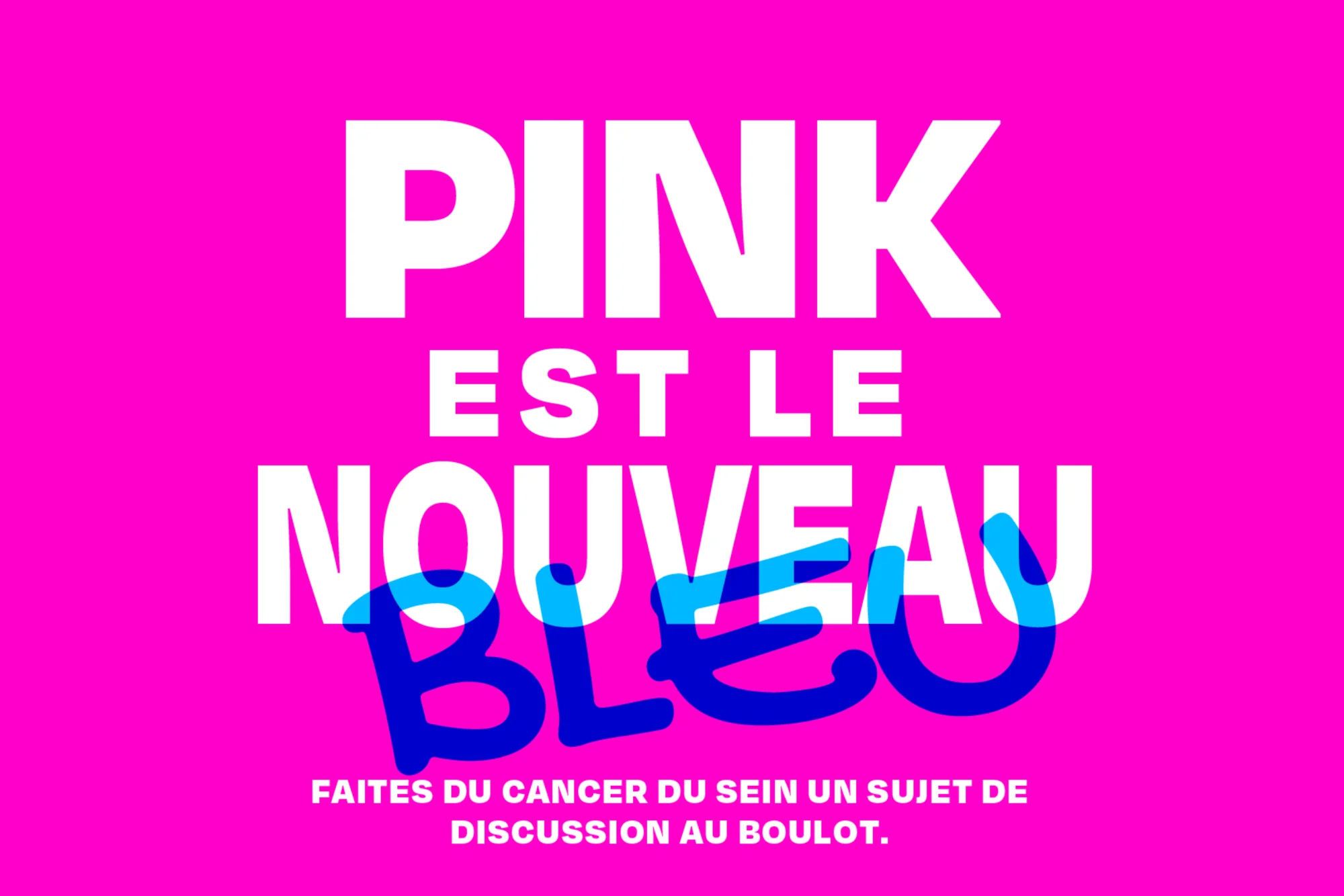 Carrefour Belgique soutient l’action ‘Pink is the New Blue" Carrefour